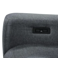 Power Rocker Swivel Recliner with Adjustable Headrest