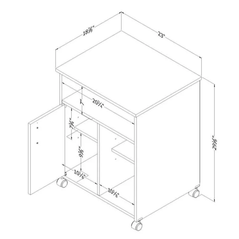 Meubles South Shore Printer Stand - South Shore