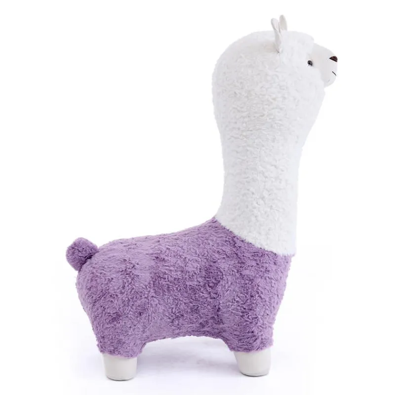 Llama-Shaped Kids Pouf – 28.3" x 15" x 44.1"