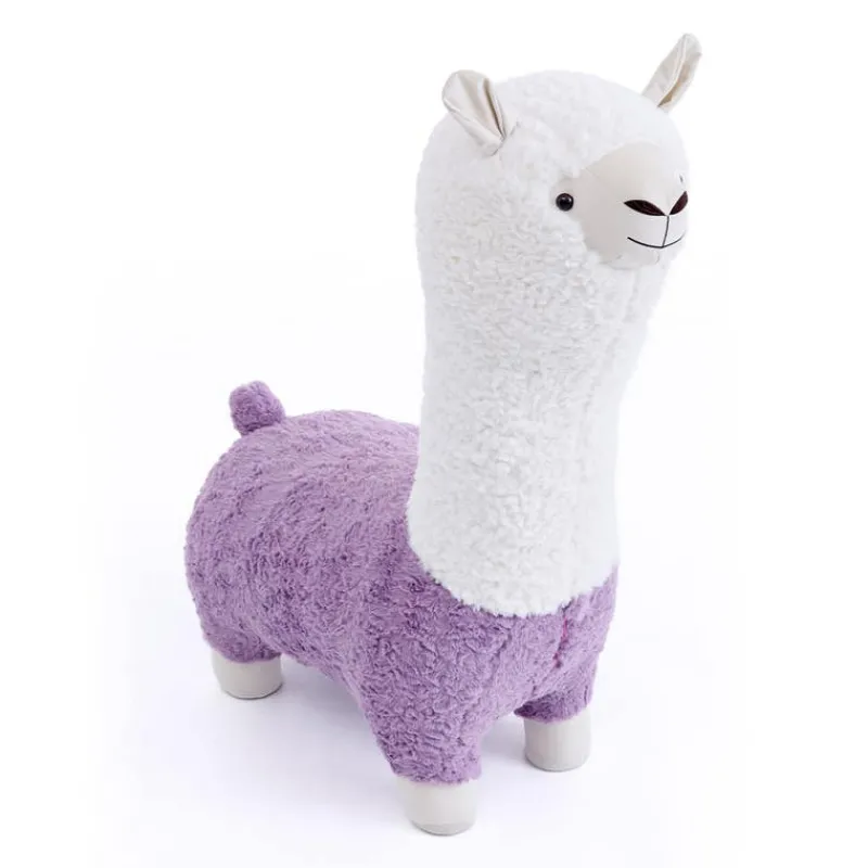 Llama-Shaped Kids Pouf – 28.3" x 15" x 44.1"