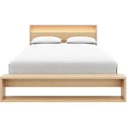 Nexera Queen Bed and Headboard with Integrated Light (60") -