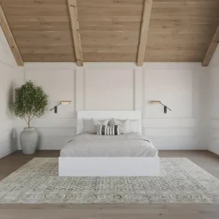 Nexera Queen Bed with 2-Drawer Storage and Headboard (60