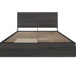 Nexera Queen Bed with 3-Drawer Storage (60