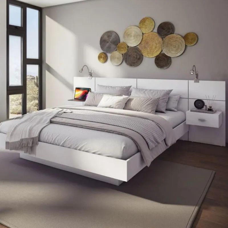 SUA-V Queen Bed with Headboard (60")