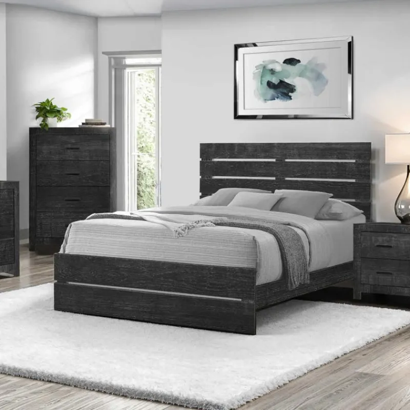 Monarch Queen Bed with Headboard (60") -