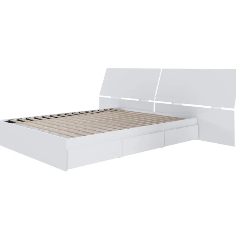 Nexera Queen Bed with Headboard (60") -