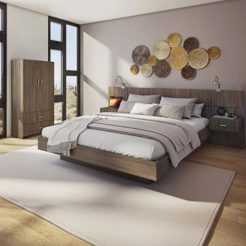 SUA-V Queen Bedroom Set (60") - 5 pcs