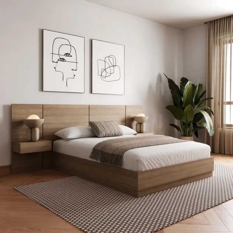 Nexera Queen Bedroom Set (60") - 4 pcs -