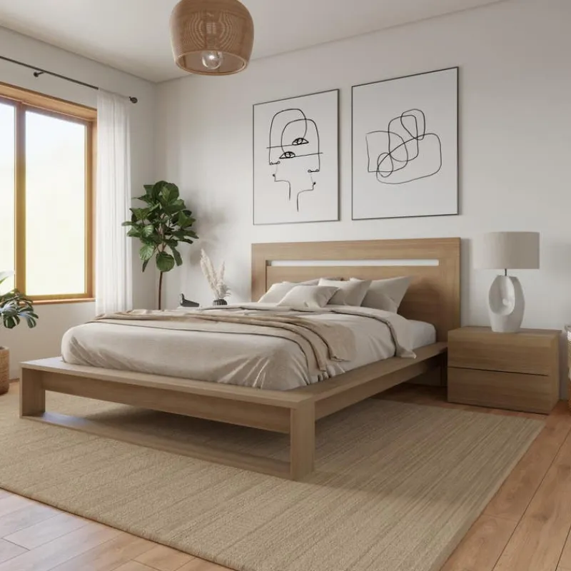 Nexera Queen Bedroom Set (60") - 4 pcs -