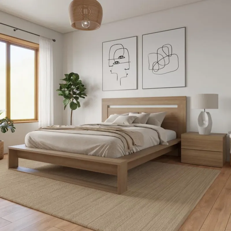 Nexera Queen Bedroom Set (60") - 3 pcs -