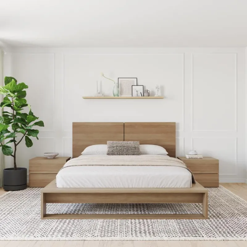 Nexera Queen Bedroom Set (60") - 4 pcs -
