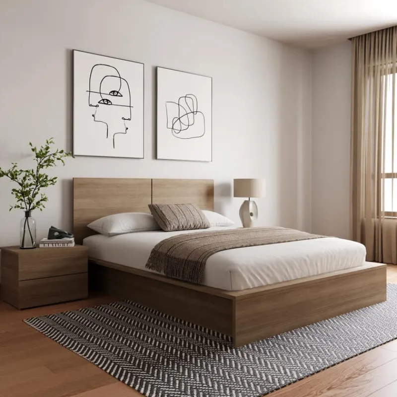 Nexera Queen Bedroom Set (60") - 4 pcs -