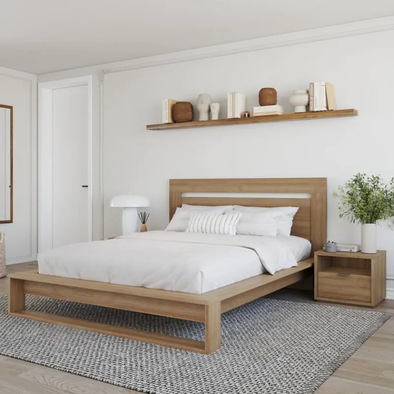 Nexera Queen Bedroom Set (60") - 4 pcs -