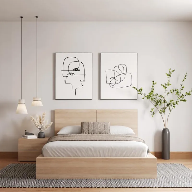 Nexera Queen Bedroom Set (60") - 3 pcs -