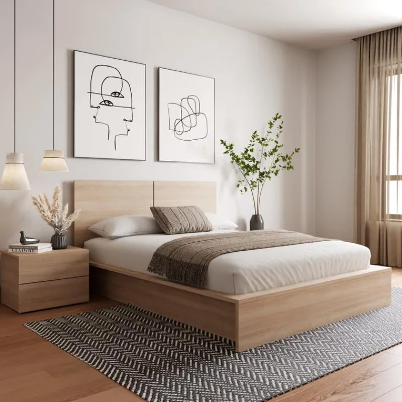 Nexera Queen Bedroom Set (60") - 3 pcs -
