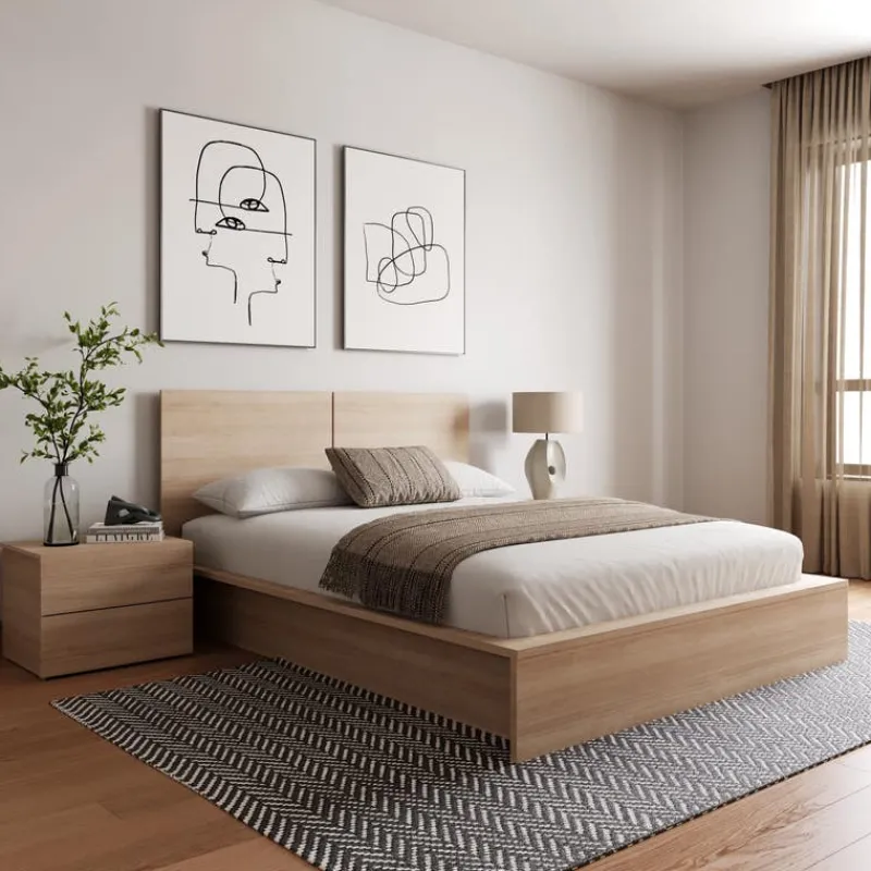 Nexera Queen Bedroom Set (60") - 4 pcs -