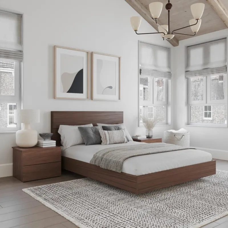 Nexera Queen Bedroom Set (60") - 4 pcs -