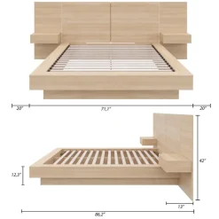 Nexera Queen Bedroom Set (60") - 4 pcs -