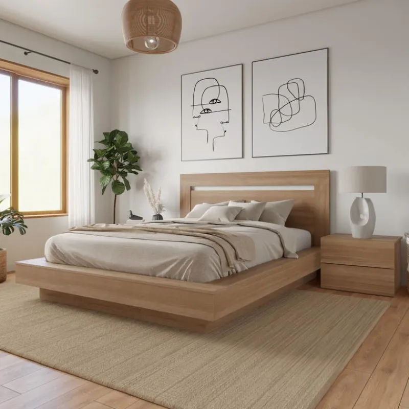 Nexera Queen Bedroom Set (60") - 4 pcs -