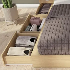 SUA-V Queen Bedroom Set with 6-Drawer Storage (60