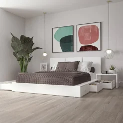 SUA-V Queen Bedroom Set with 6-Drawer Storage (60