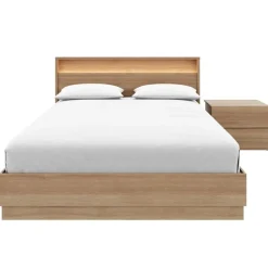 Nexera Queen Bedroom Set with Lighting (60") - 3 pcs -