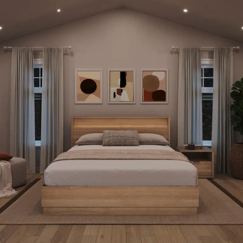 Nexera Queen Bedroom Set with Lighting (60") - 3 pcs -