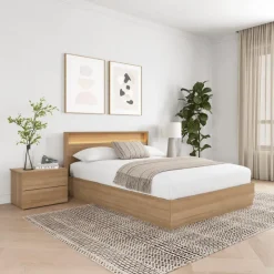 Nexera Queen Bedroom Set with Lighting (60