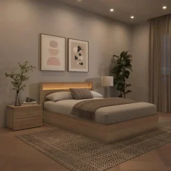 Nexera Queen Bedroom Set with Lighting (60