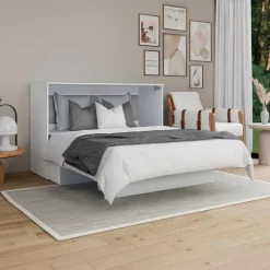 Queen Cabinet Bed with 6.5-inch Mattress -