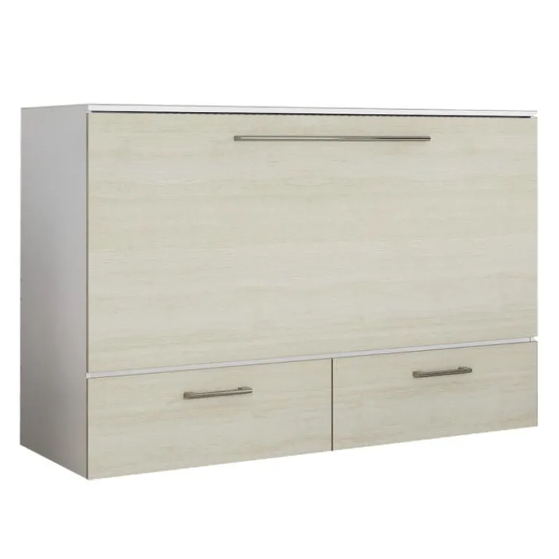 Queen Cabinet Bed with 6.5-inch Mattress -