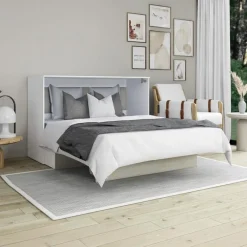 Queen Cabinet Bed with 6.5-inch Mattress -
