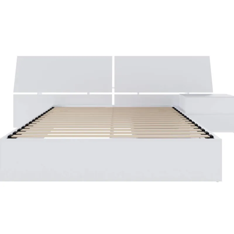 Nexera Queen 2-Drawer Storage Bedroom Set (60") - 3 pcs -