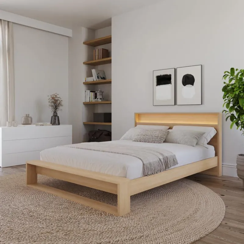 Nexera Queen Headboard with Integrated Lighting -