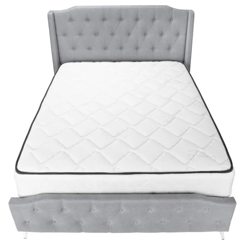 Monarch Queen Linen Bed with Headboard (60") -