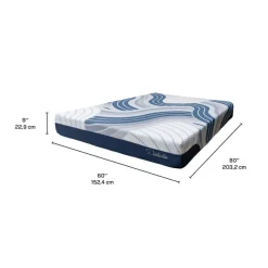 ZedBed Queen Medium-Firm HybridMattress-in-a-Box - 60"
