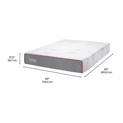 LOOP Queen Medium-Firm Memory Foam Mattress-in-a-Box - 60