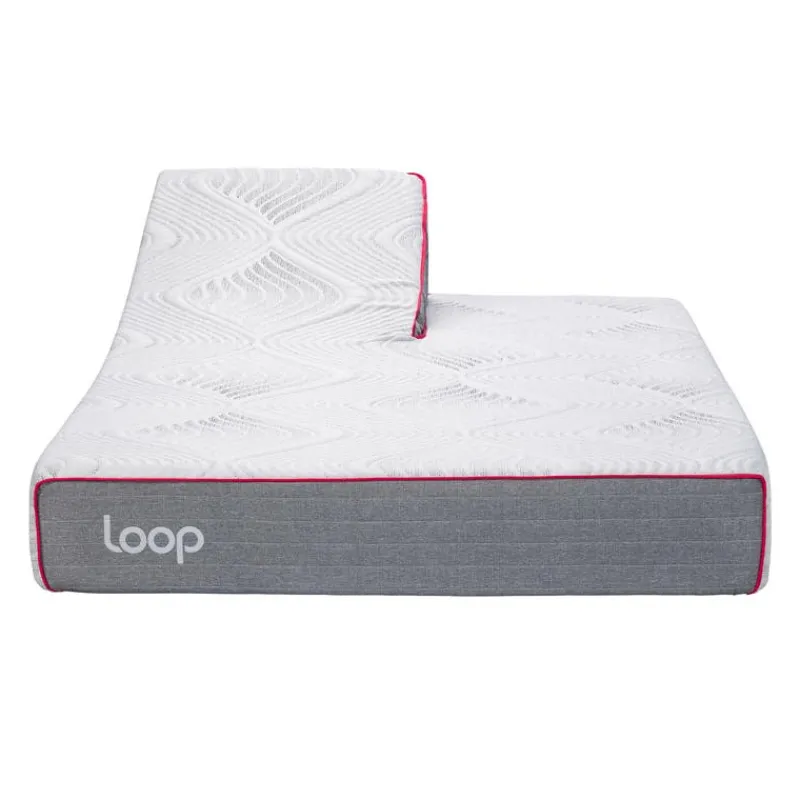 LOOP Queen Medium-Firm Split-Head Memory FoamMattress-in-a-Box - 60"