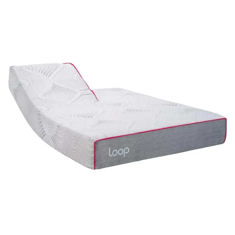 LOOP Queen Medium-Firm Split-Head Memory FoamMattress-in-a-Box - 60"