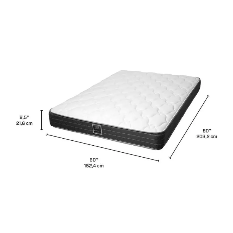 Dreamstar Queen Medium-FirmMattress with Springs - 60"