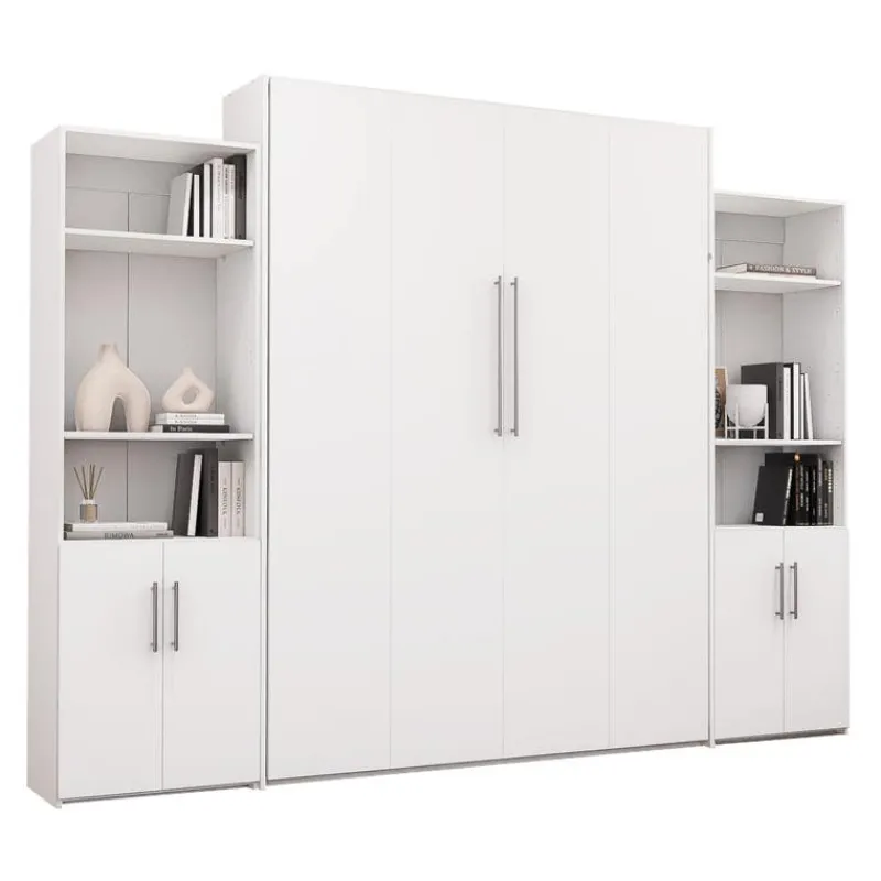 Queen Murphy Bed and Storage Units -