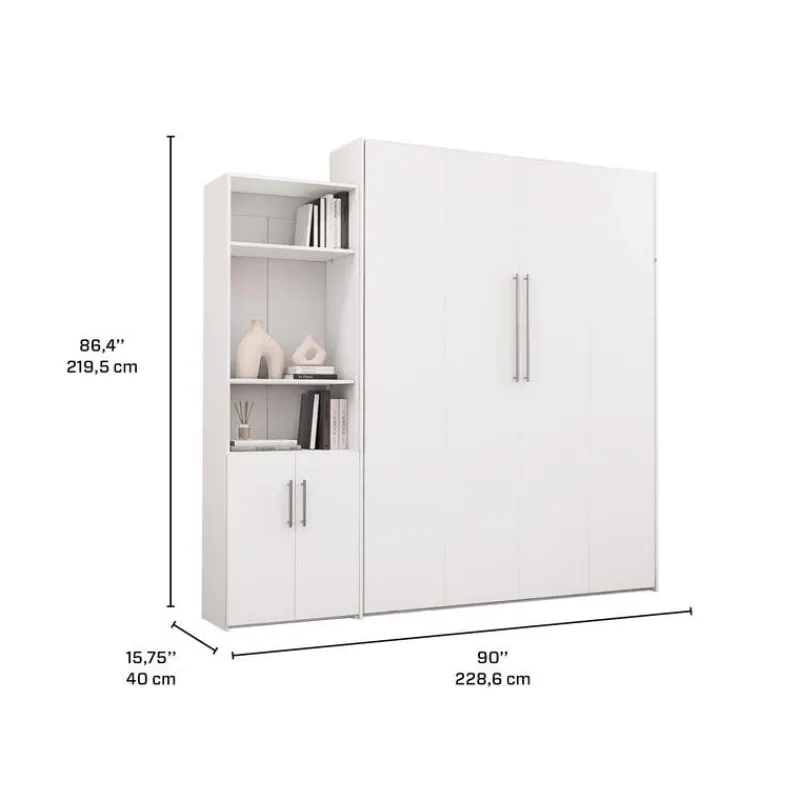 Queen Murphy Bed and Storage Unit -