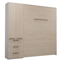 Queen Murphy Bed with Storage Unit -