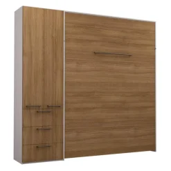 Queen Murphy Bed with Storage Unit -