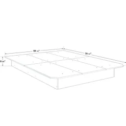 SUA-V Queen Platform Bed (60'')