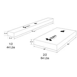 SUA-V Queen Platform Bed (60'')