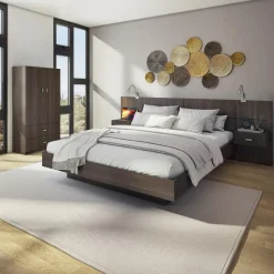 SUA-V Queen Platform Bed (60