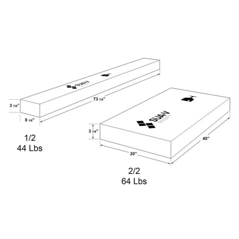 SUA-V Queen Platform Bed (60'')