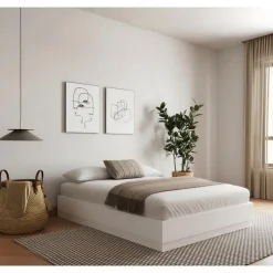 Nexera Queen Platform Bed (60