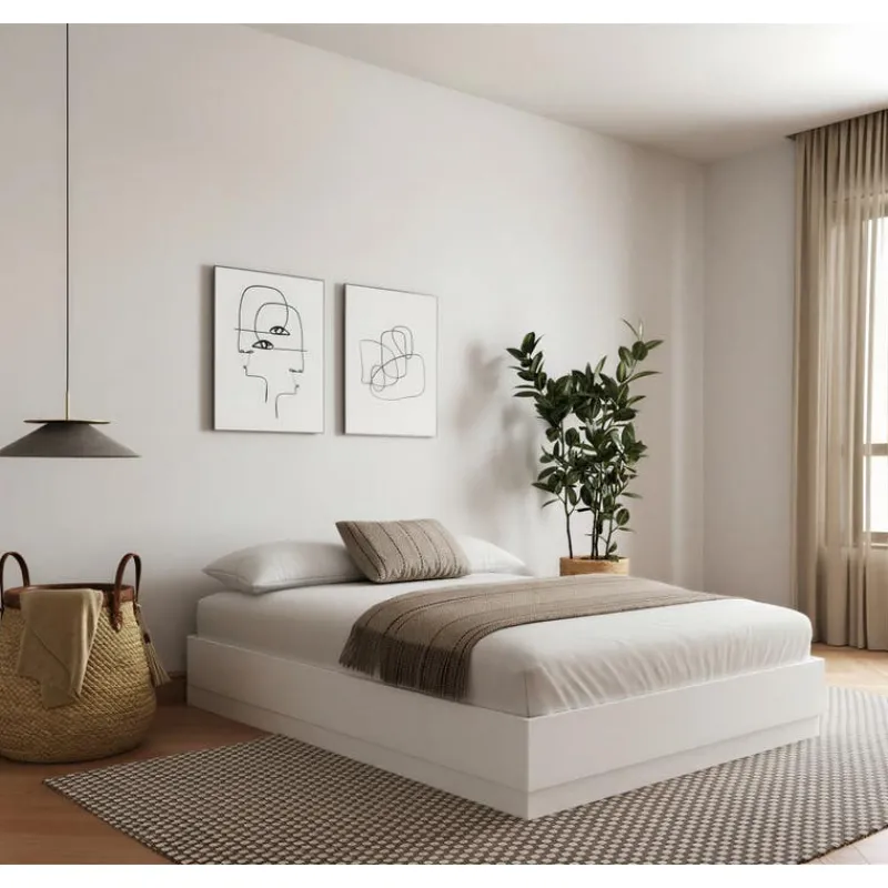 Nexera Queen Platform Bed (60") -